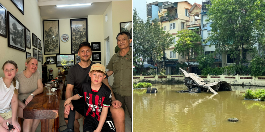 Käymme uponnut lentokone