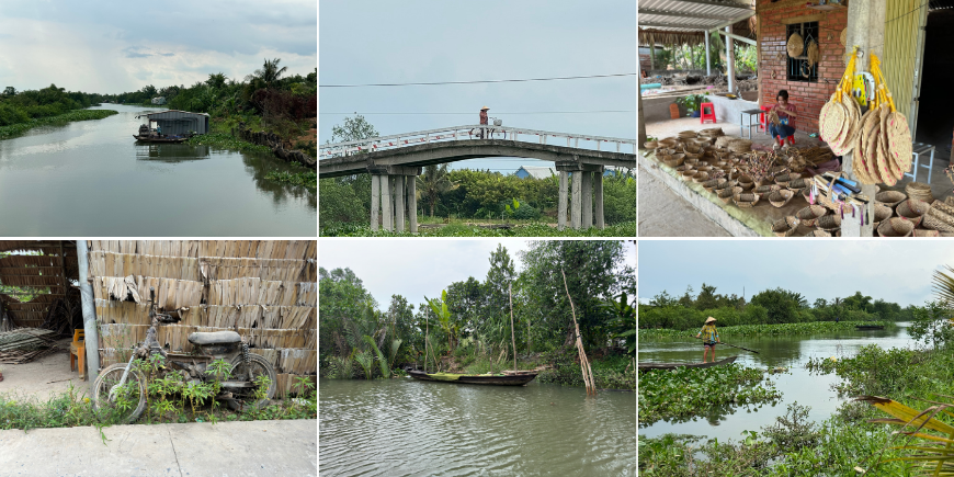 Näemme paljon paikallisia kävellessämme