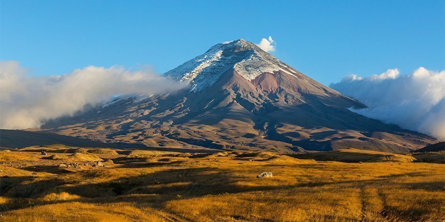 Cotopaxi-tulivuori Ecuadorissa.