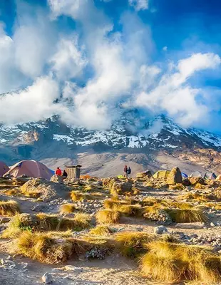 Karanga-leiri Machame-reitillä